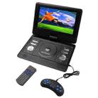 10 inch TFT LCD Screen Digital Multimedia Portable DVD with Card Reader & USB Port, Support TV (PAL / NTSC / SECAM) & Game Function, 180 Degree Rotation, Support SD / MS / MMC Card(Black) - 3