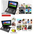 10 inch TFT LCD Screen Digital Multimedia Portable DVD with Card Reader & USB Port, Support TV (PAL / NTSC / SECAM) & Game Function, 180 Degree Rotation, Support SD / MS / MMC Card(Black) - 9