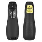 Multimedia Presenter with Laser Pointer & USB Receiver for Projector / PC / Laptop, Control Distance: 15m (R400)(Black) - 2