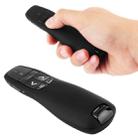 Multimedia Presenter with Laser Pointer & USB Receiver for Projector / PC / Laptop, Control Distance: 15m (R400)(Black) - 4