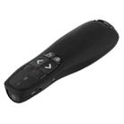 Multimedia Presenter with Laser Pointer & USB Receiver for Projector / PC / Laptop, Control Distance: 15m (R400)(Black) - 5