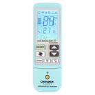K-209ES Universal Air Conditioner Remote Control, Support Thermometer Function(Blue) - 1