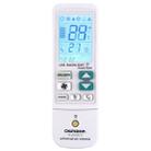 K-209ES Universal Air Conditioner Remote Control, Support Thermometer Function(White) - 1