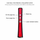 VIBOTON PP900 2.4GHz Multimedia Presentation Remote PowerPoint Clicker Handheld Controller Flip Pen with USB Receiver, Control Distance: 25m(Red) - 3