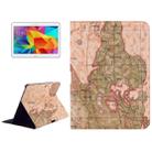 World Map Pattern Flip Leather Case with Holder for Galaxy Tab 4 10.1 / SM-T530, Random Delivery (Light Yellow)(Yellow) - 1
