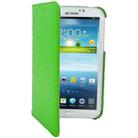 360 Degrees Rotation Litchi Texture Leather Case with Holder for Galaxy Tab 3 (7.0) / P3200 / P3210(Green) - 4