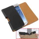 Leather Case Waist Bag with Belt Clip for  iPhone 8 & 7  / iPhone 6, Galaxy SIII / i9300 / i9500(Black) - 1