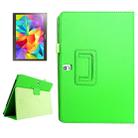 Lichee Texture Horizontal Flip Leather Case with Holder for Galaxy Tab S 10.5 / T800(Green) - 1