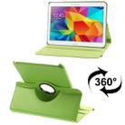 360 Degree Rotatable Litchi Texture Leather Case with 2-angle Viewing Holder for Samsung Galaxy Tab 4 10.1 / SM-T530 / T531 / T535(Green) - 1