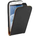 Vertical Flip Leather Case for Galaxy S III / i9300(Black) - 1