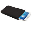 Elastic Flannel Pocket Sleeve Bag for Galaxy Mega 6.3 / i9200(Black) - 1