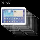 75 PCS 0.4mm 9H+ Surface Hardness 2.5D Explosion-proof Tempered Glass Film for Galaxy Tab 3 10.1 / P5200 - 1