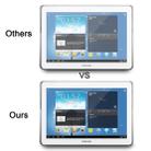 0.4mm 9H+ Surface Hardness 2.5D Tempered Glass Film for Galaxy Note 10.1 / N8000 - 4