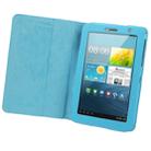 Leather Case with Holder for Galaxy Tab 2 (7.0) / P3100(Blue) - 1