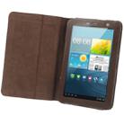 Leather Case with Holder for Galaxy Tab 2 (7.0) / P3100(Brown) - 1