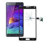 0.3mm Silk-screen Explosion-proof Full Screen Tempered Glass Film for Galaxy Note 4(Black) - 1
