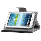 Universal Crazy Horse Texture Horizontal Flip Leather Case with Holder for 7 inch Tablet PC(Black) - 1