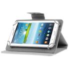 Universal Crazy Horse Texture Horizontal Flip Leather Case with Holder for 7 inch Tablet PC(White) - 1