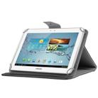 Universal Crazy Horse Texture Horizontal Flip Leather Case with Holder for 9 inch Tablet PC(Black) - 1