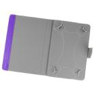 Universal Crazy Horse Texture Horizontal Flip Leather Case with Holder for 9 inch Tablet PC(Purple) - 6
