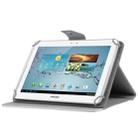 Universal Crazy Horse Texture Horizontal Flip Leather Case with Holder for 9 inch Tablet PC(White) - 1