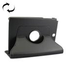 Litchi Texture 360 Degree Rotating Leather Protective Case with Holder for Galaxy Tab A 9.7 / P550 / T550(Black) - 1