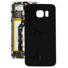 For Galaxy S6 Edge / G925 Original Battery Back Cover (Black) - 1