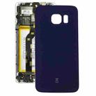 For Galaxy S6 Edge / G925 Original Battery Back Cover (Dark Blue) - 1