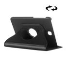 Litchi Texture 360 Degree Rotation Leather Case with multi-functional Holder for Galaxy Tab S2 8.0(Black) - 1