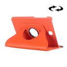 Litchi Texture 360 Degree Rotation Leather Case with multi-functional Holder for Galaxy Tab S2 8.0(Orange) - 1