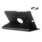 Litchi Texture 360 Degree Rotation Leather Case with multi-functional Holder for Galaxy Tab S2 9.7(Black) - 1