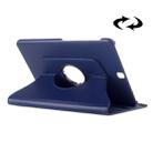 Litchi Texture 360 Degree Rotation Leather Case with multi-functional Holder for Galaxy Tab S2 9.7(Dark Blue) - 1