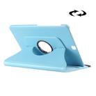 Litchi Texture 360 Degree Rotation Leather Case with multi-functional Holder for Galaxy Tab S2 9.7(Baby Blue) - 1