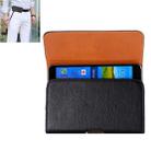 Litchi Texture Universal Horizontal Style Leather Case with Belt Hole for Galaxy Mega i9208 / i9200 / Mega 2 / i9205(Black) - 1