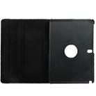 360 Degree Rotatable Litchi Texture Leather Case with 2-angle Viewing Holder for Galaxy Note 10.1 (2014 Edition) / P600, Black(Black) - 4