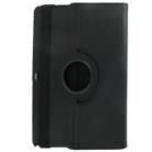360 Degree Rotatable Litchi Texture Leather Case with 2-angle Viewing Holder for Galaxy Note 10.1 (2014 Edition) / P600, Black(Black) - 6