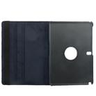360 Degree Rotatable Litchi Texture Leather Case with 2-angle Viewing Holder for Galaxy Note 10.1 (2014 Edition) / P600, Dark Blue(Dark Blue) - 4