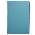 360 Degree Rotatable Litchi Texture Leather Case with 2-angle Viewing Holder for Galaxy Note 10.1 (2014 Edition) / P600, Baby Blue(Baby Blue) - 5