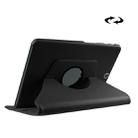 Litchi Texture 360 Degree Rotation Leather Case with Holder for Galaxy Tab S2 9.7 / T815 / T810(Black) - 1