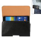 6.3 inch Sheepskin Texture Universal Rotatable Horizontal Style Leather Case with Belt Hole for Galaxy Mega i9208 / i9200 / Mega 2 / i9205(Black) - 1