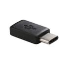 USB-C / Type-C 3.1 Male to Micro USB Female Converter Adapter, Length: 2.5cm for Samsung Galaxy S8 & S8 + / LG G6 / Huawei P10 & P10 Plus / Oneplus 5 and other Smartphones (Black) - 1