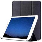 Custer Texture Horizontal Flip Leather Case with 3-folding Holder for Galaxy Tab S2 9.7 / T815(Black) - 1