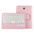 For Galaxy Tab A 8.0 / T350 2 in 1 Detachable Bluetooth Keyboard Litchi Texture Leather Tablet Case with Holder(Pink) - 1
