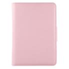 For Galaxy Tab A 8.0 / T350 2 in 1 Detachable Bluetooth Keyboard Litchi Texture Leather Tablet Case with Holder(Pink) - 2