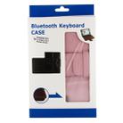 For Galaxy Tab A 8.0 / T350 2 in 1 Detachable Bluetooth Keyboard Litchi Texture Leather Tablet Case with Holder(Pink) - 7