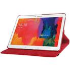 360 Degree Rotatable Litchi Texture Leather Case with 2-angle Viewing Holder for Galaxy Tab Pro 10.1 / T520 (Scarlet Red) - 3