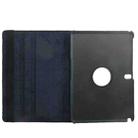 360 Degree Rotatable Litchi Texture Leather Case with 2-angle Viewing Holder for Galaxy Tab Pro 10.1 / T520(Dark Blue) - 4
