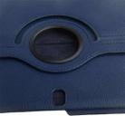 360 Degree Rotatable Litchi Texture Leather Case with 2-angle Viewing Holder for Galaxy Tab Pro 10.1 / T520(Dark Blue) - 7