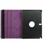 360 Degree Rotatable Litchi Texture Leather Case with 2-angle Viewing Holder for Galaxy Tab Pro 10.1 / T520 (Dark Purple) - 4