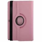 360 Degree Rotatable Litchi Texture Leather Case with 2-angle Viewing Holder for Galaxy Tab Pro 10.1 / T520(Pink) - 6